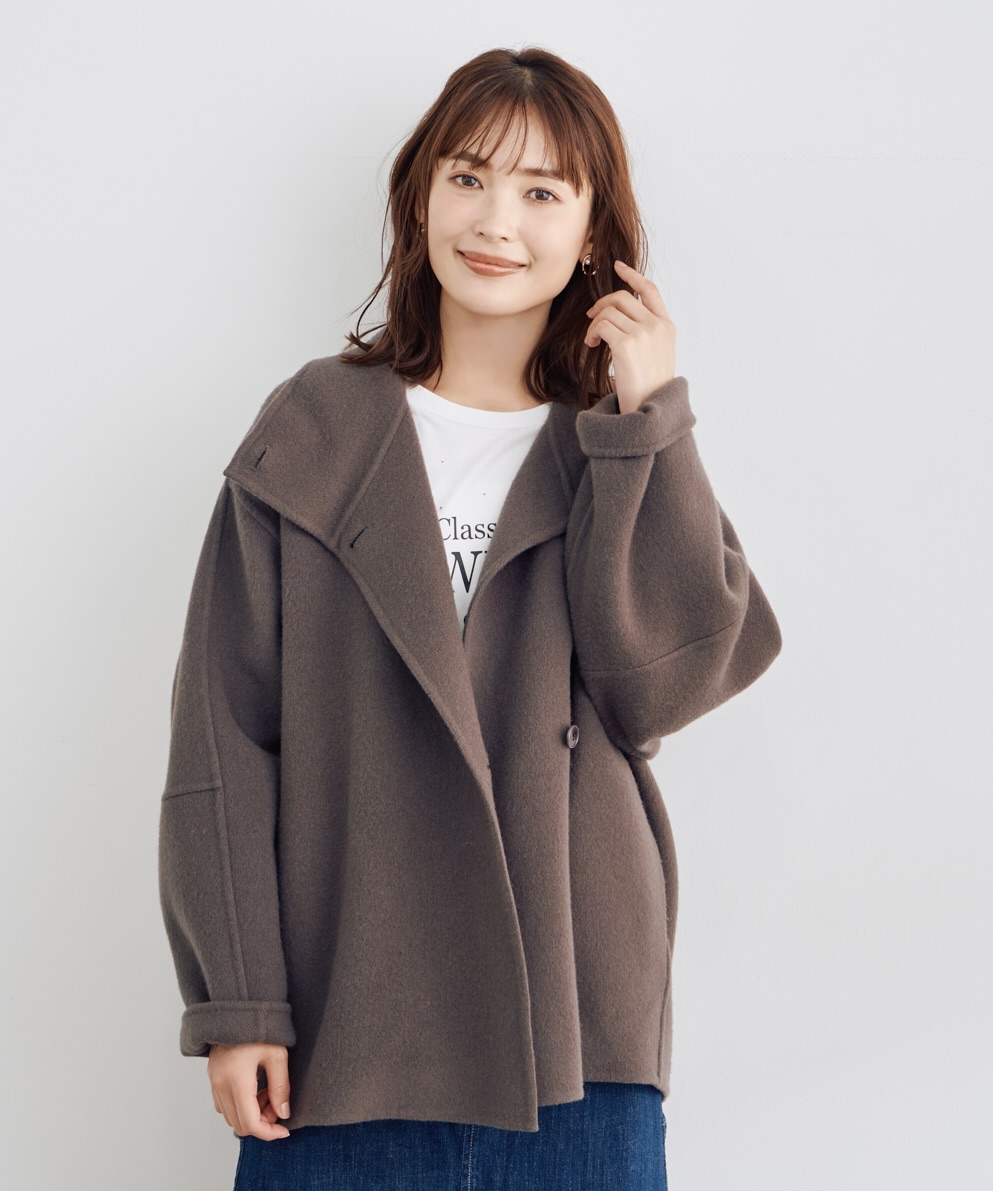 EC限定】スタンドリバーショートコート｜Stola.（ストラ）公式通販サイト