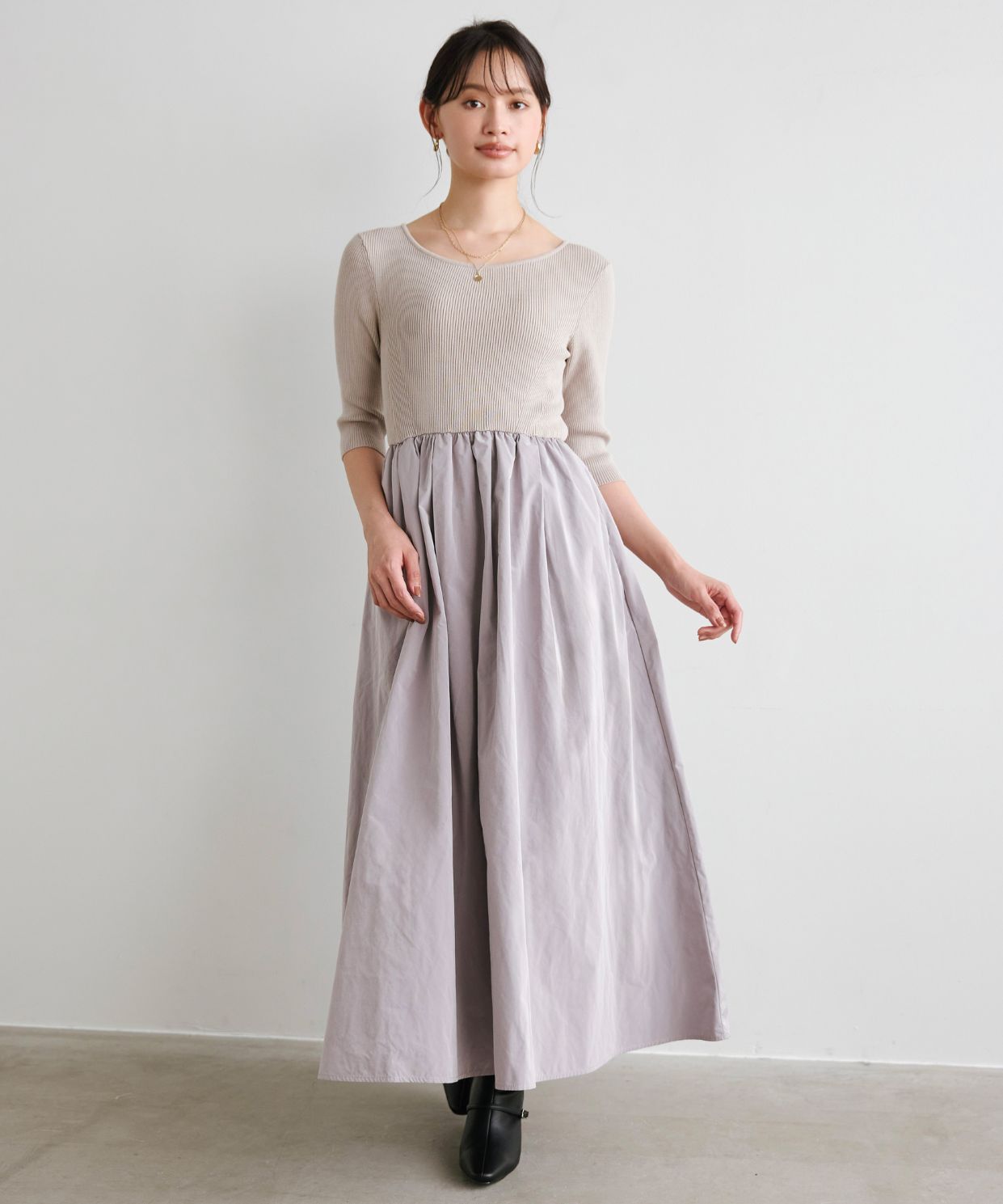 ニットドッキングワンピース｜Stola.（ストラ）公式通販サイト