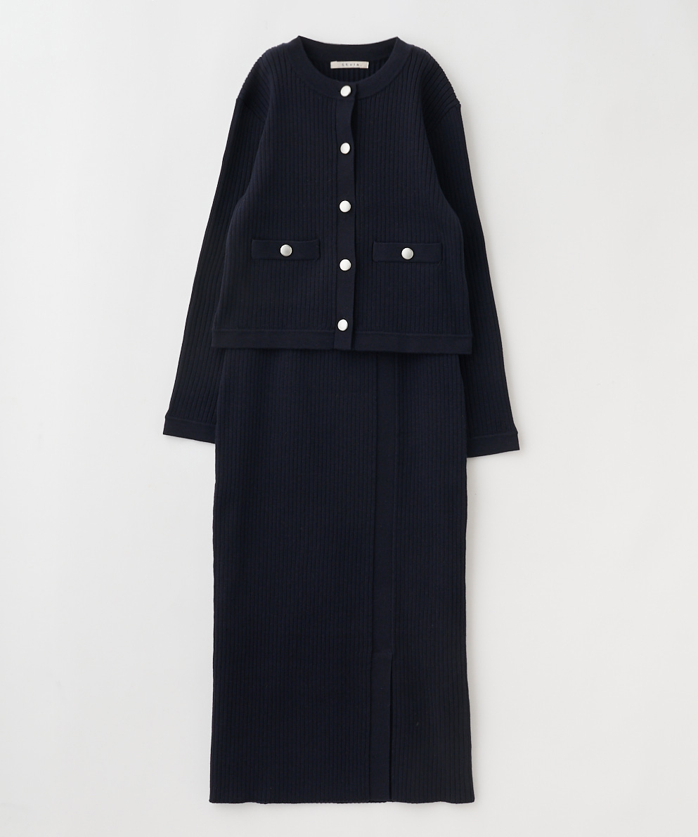 カーディガン+タイトスカートセット｜Stola.（ストラ）公式通販サイト