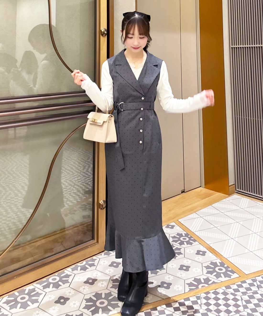 ヘムフレアジャケットワンピース｜PETAL ONLINE（ペタルオンライン）