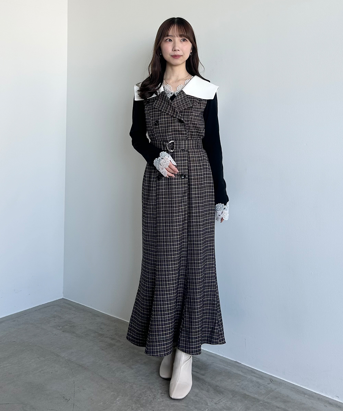 バイカラージャケットワンピース｜PETAL ONLINE（ペタルオンライン）