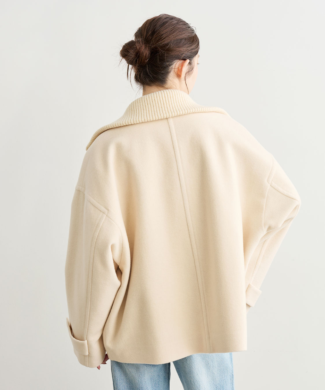 リブカラーウール混コート｜PETAL ONLINE（ペタルオンライン）