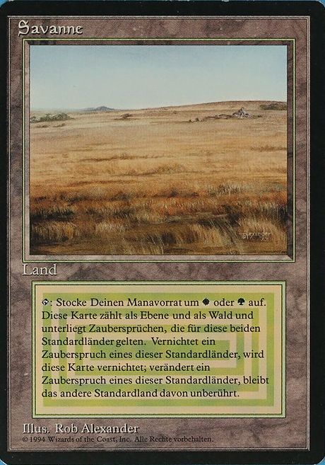 買取：《Savannah》[3ED] 土地R | 日本最大級 MTG通販サイト「晴れる屋」