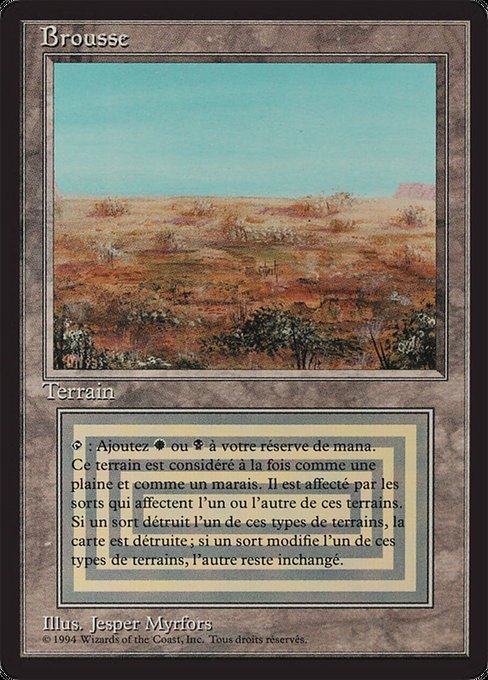 Scrubland》[Summer Magic] 土地R | 日本最大級 MTG通販サイト「晴れる屋」