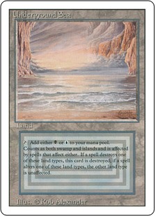 Underground Sea》[3ED] 土地R | 日本最大級 MTG通販サイト「晴れる屋」