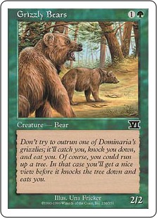 灰色熊/Grizzly Bears》[6ED] 緑C | 日本最大級 MTG通販サイト「晴れる屋」