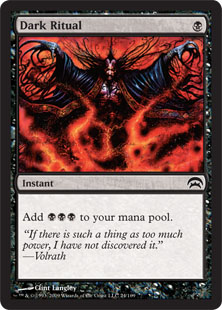 暗黒の儀式/Dark Ritual》[A25] 黒C | 日本最大級 MTG通販サイト