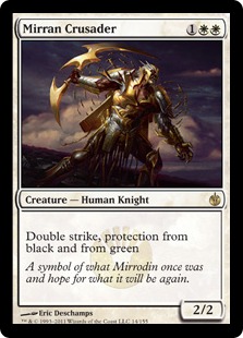 ミラディンの十字軍/Mirran Crusader》[MBS] 白R | 日本最大級 MTG通販