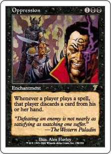 抑圧/Oppression》[7ED] 黒R | 日本最大級 MTG通販サイト「晴れる屋」