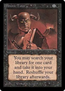 悪魔の教示者/Demonic Tutor》[LEB] 黒U | 日本最大級 MTG通販サイト