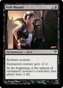 Foil】《刺し傷/Stab Wound》[RTR] 黒C | 日本最大級 MTG通販サイト