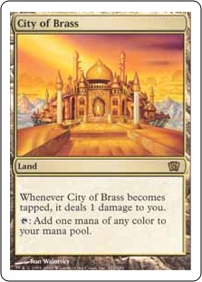 Foil】《真鍮の都/City of Brass》[7ED] 土地R | 日本最大級 MTG通販