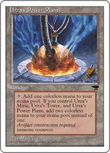 買取：(371)□ボーダーレス□《ウルザの魔力炉/Urza's Power Plant