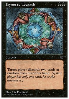 トーラックへの賛歌/Hymn to Tourach》(Illust.Scott Kirschner)[FEM