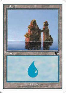 336)《島/Island》[6ED] 土地 | 日本最大級 MTG通販サイト「晴れる屋」