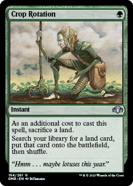 154)《輪作/Crop Rotation》[DMR] 緑U | 日本最大級 MTG通販サイト