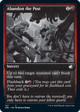 127)《前哨地の放棄/Abandon the Post》[DBL-MID] 赤C | 日本最大級