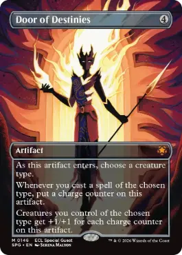 146)□ボーダーレス□《運命の扉/Door of Destinies》[SPG] 茶R | 日本