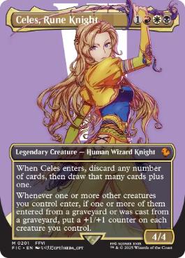 サージ・Foil】(209)□ボーダーレス□《ルーンナイト、セリス/Celes