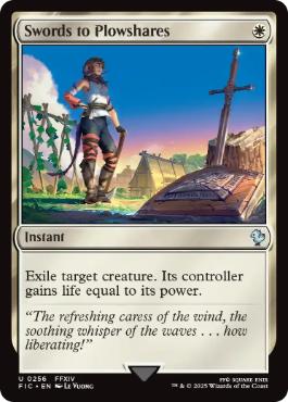 256)《剣を鍬に/Swords to Plowshares》[FIC] 白U | 日本最大級 MTG