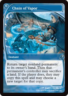 Foil】(156)《蒸気の連鎖/Chain of Vapor》[MB2] 青U | 日本最大級 MTG