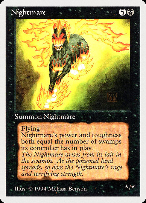 Foil】《夢魔/Nightmare》[7ED] 黒R | 日本最大級 MTG通販サイト