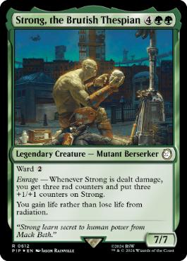 サージ・Foil】(612)《粗暴な戯曲者、ストロング/Strong, the Brutish