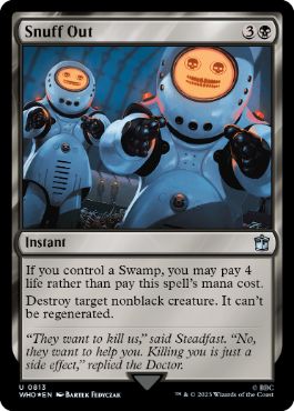 サージ・Foil】(813)《殺し/Snuff Out》[WHO] 黒U | 日本最大級 MTG