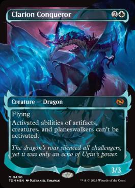 ハロー・Foil】(410)□ショーケース□《鳴り渡る龍哮の征服者/Clarion