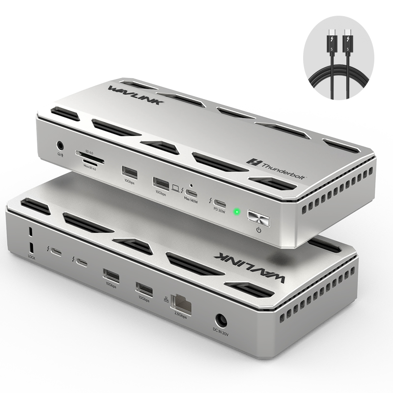 Thunderbolt 5 Multi-Port High-Performance Docking Station - Home