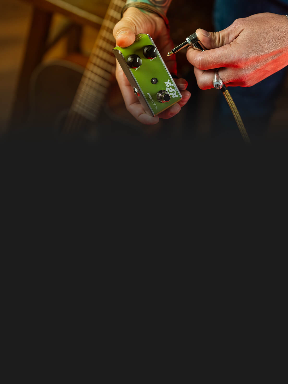 AFX AcoustiComp Mini Acoustic Guitar Compressor Pedal