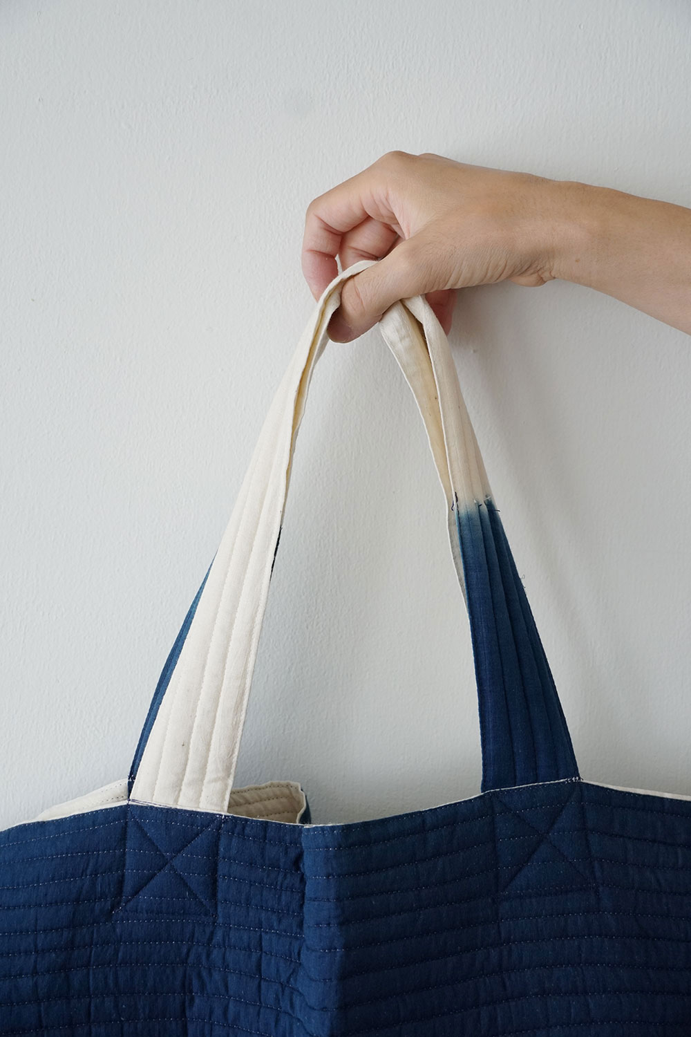 INJIRI インディゴ キルト バッグ | fog linen work