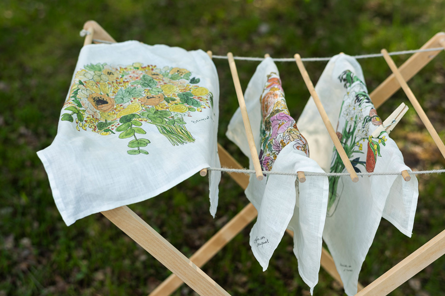 ハンカチ ブーケ イザベルボワノ | fog linen work