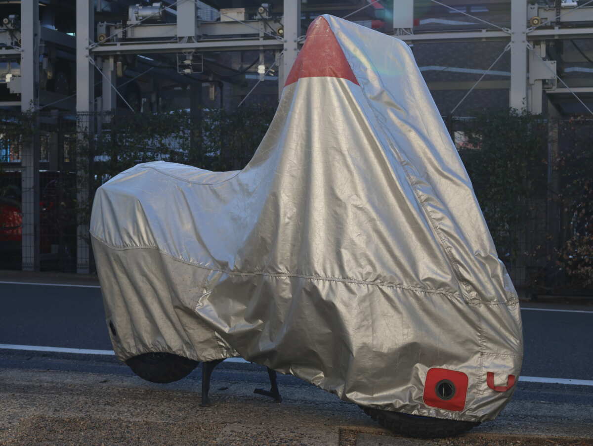 レッドバロンの3年保証付きバイクカバー【ボディガード】 -丸2年経過