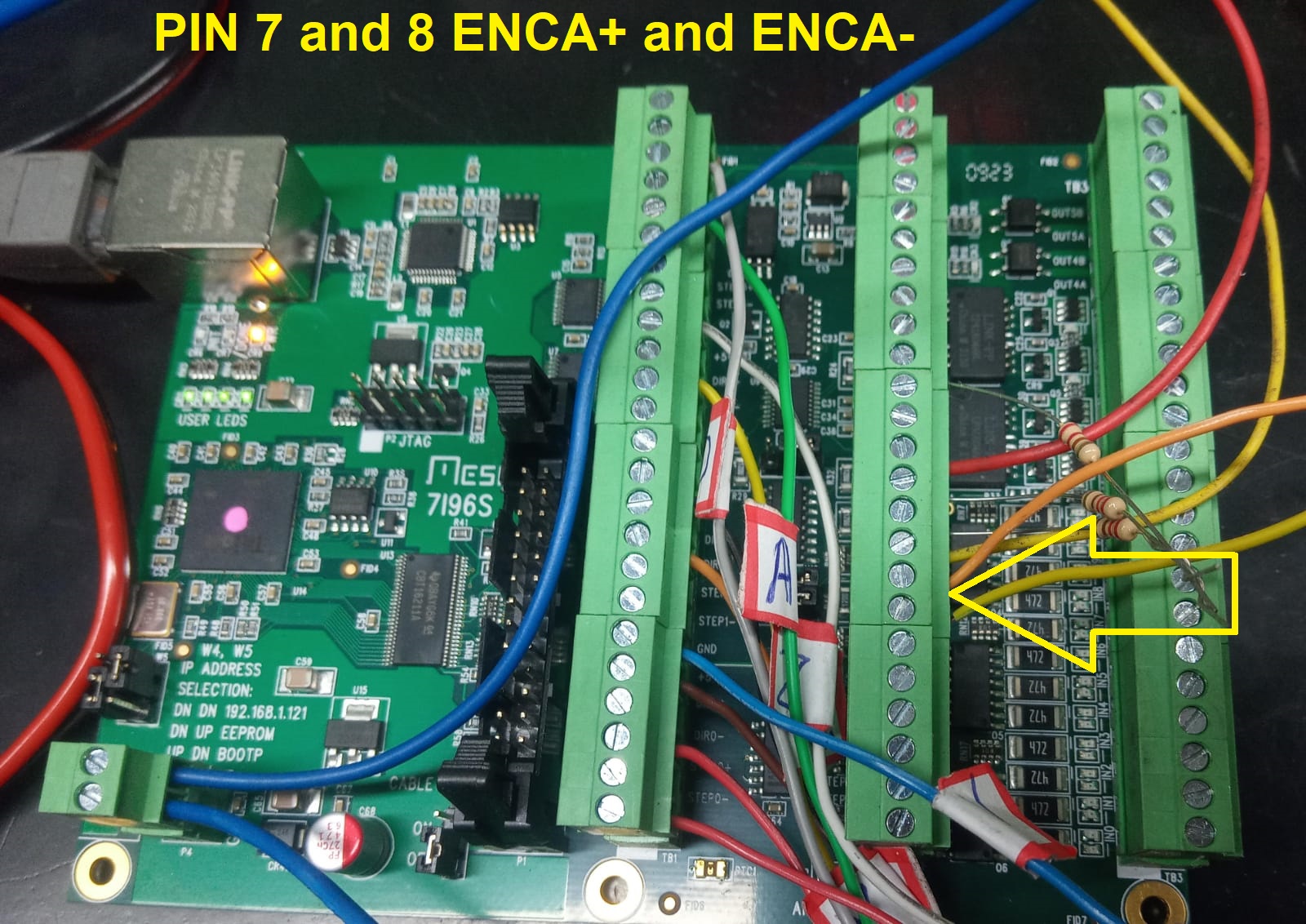 How to configure THCAD2 encoder on Z axis on 7i96s board? - LinuxCNC