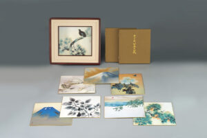 近代日本画の巨匠】横山大観『色紙八選』