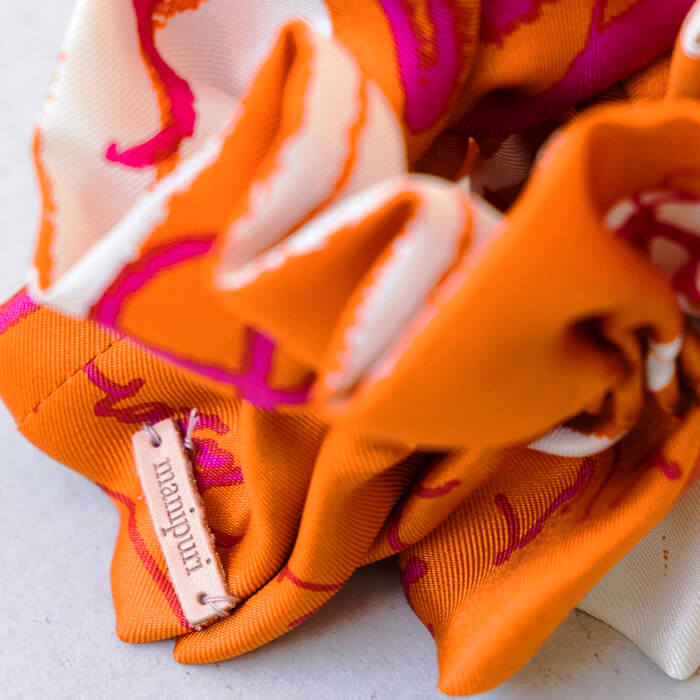 マニプリ｜ラッフルシュシュ ・オレンジ｜東京ソワールオンラインストア