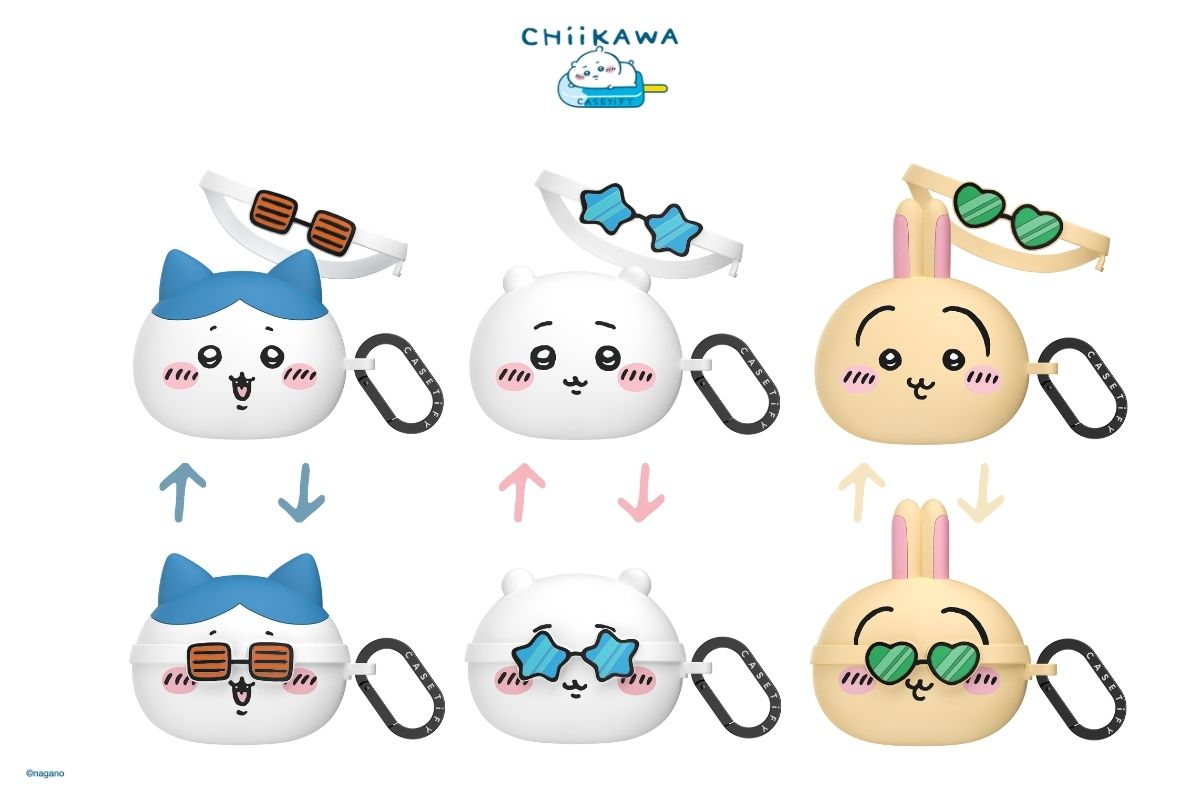 ちいかわ×CASETiFYがコラボ。夏仕様のスマホストラップやイヤホン