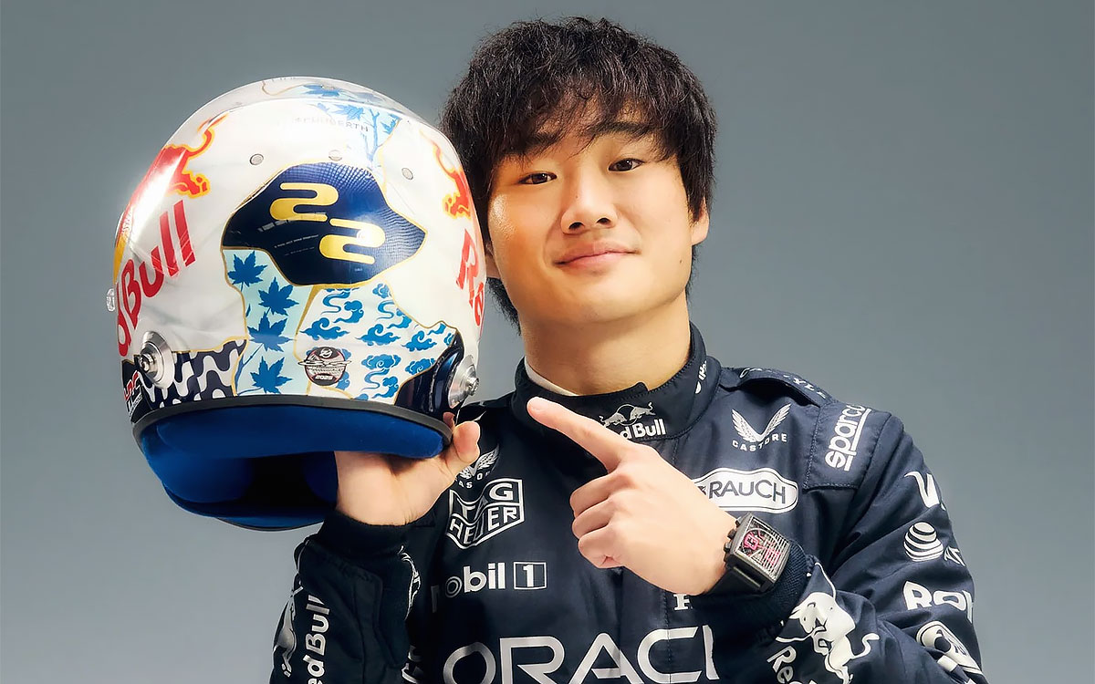 価格的には“高嶺の花”？ 角田裕毅、ラスベガス仕様ヘルメットを出品