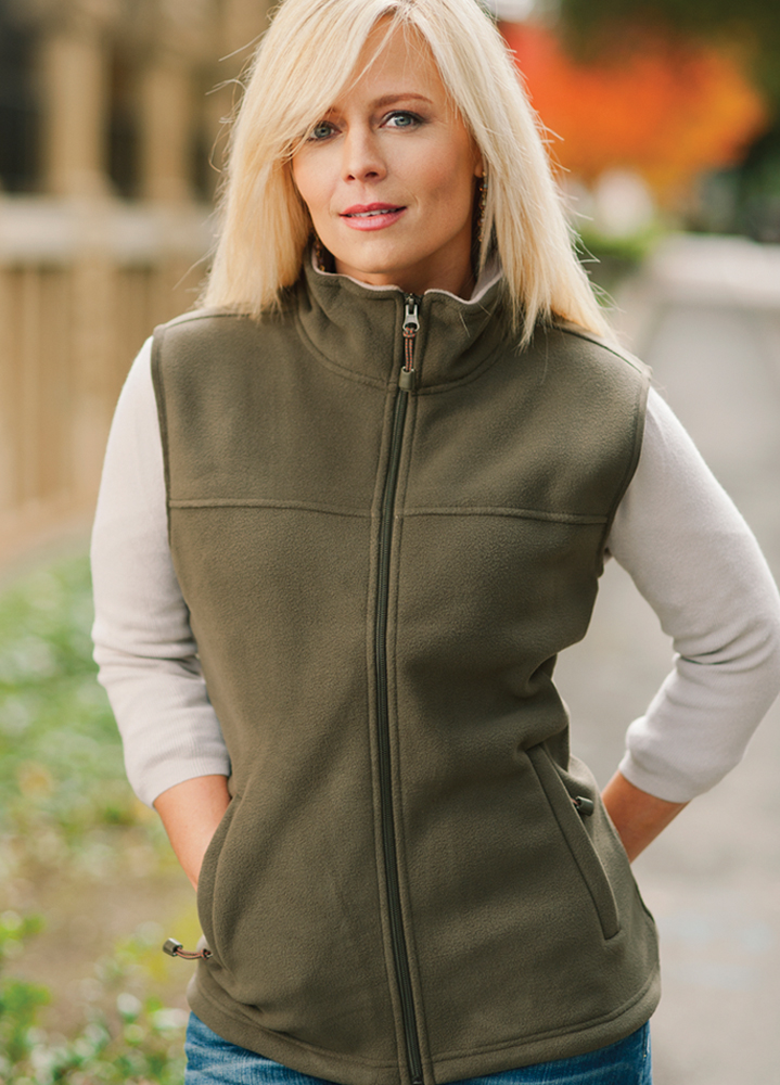 9941 UNISEX Vista Bonded Fleece Vest – Fossa Apparel