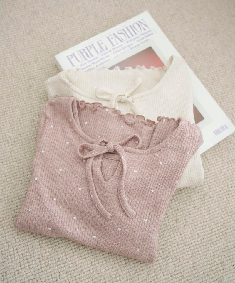 heart rib top3～ﾊｰﾄﾘﾌﾞﾄｯﾌﾟ3 | flower／フラワー公式通販