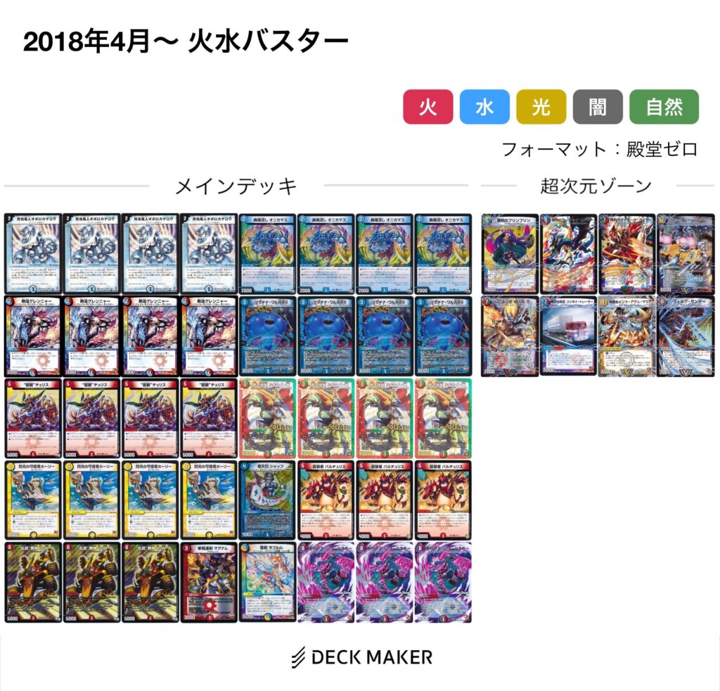 デュエマ】歴代最強デッキ選手権 Aランク~火水ドギラゴン剣篇~ | flat