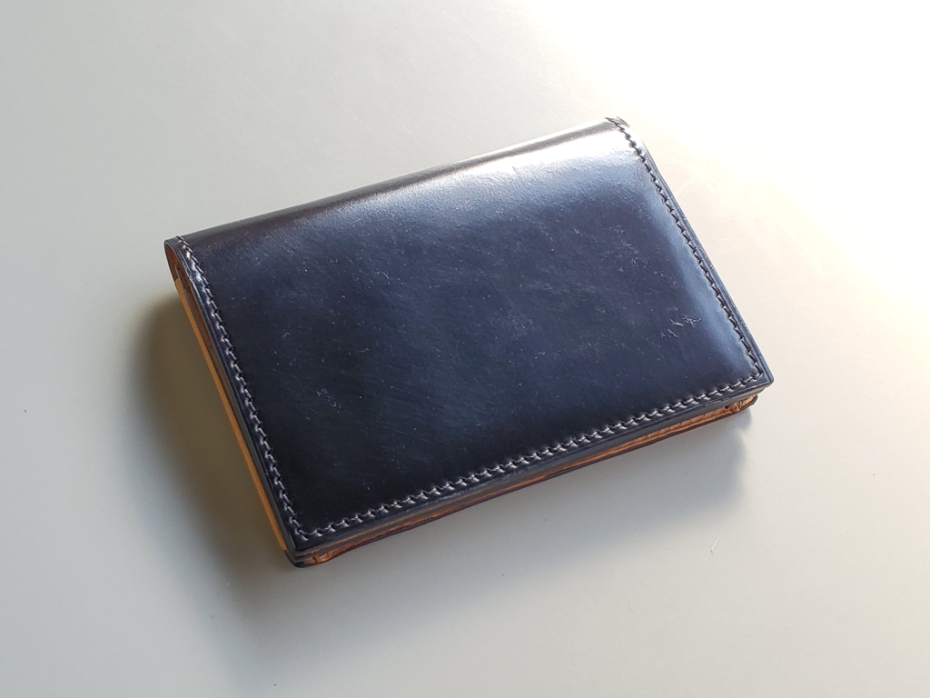 エイジングレポート】オリジナル水染めオイルコードバンを半年間使用