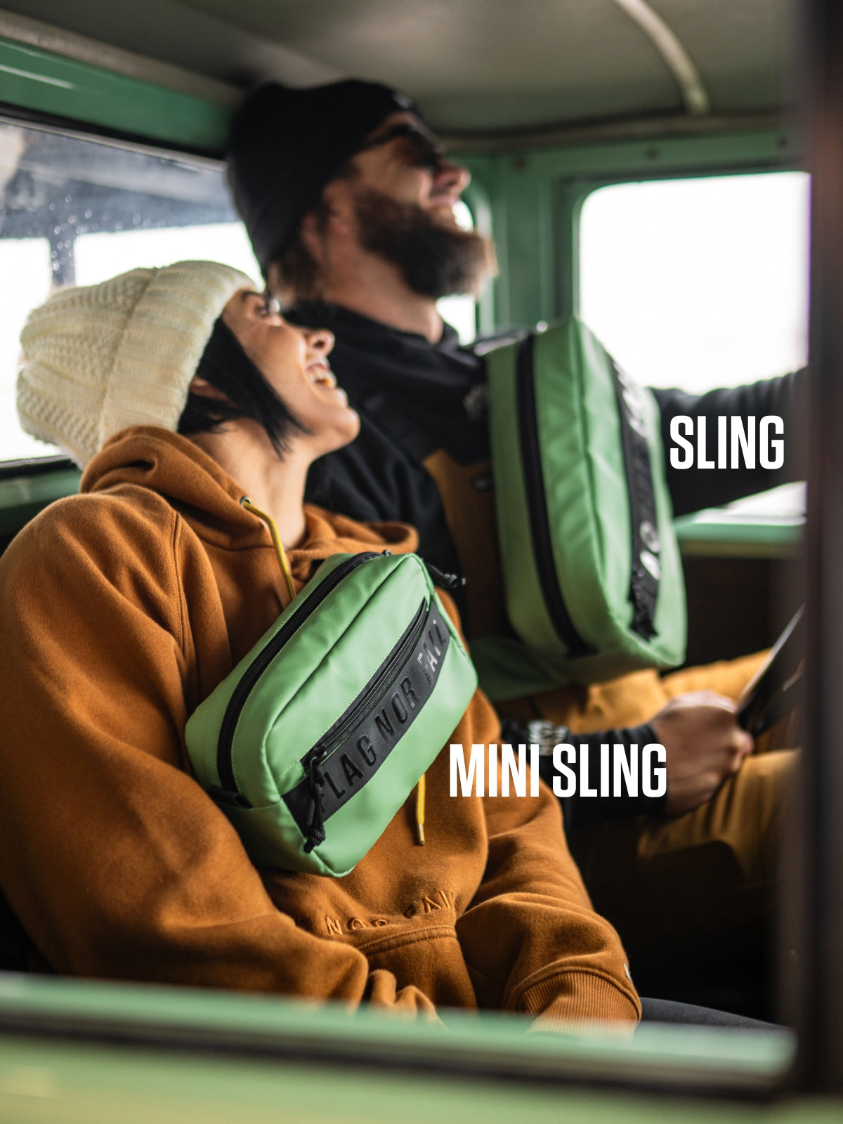 MOMENTUM SLING BAG 7L- GREEN – FLAG NOR FAIL