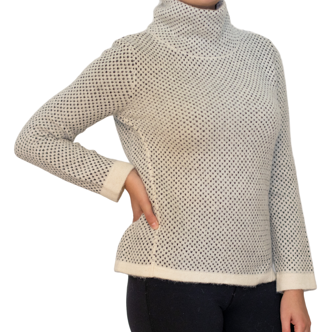 Selbu Mock Turtleneck Alpaca Sweater – Fluff Alpaca