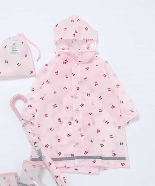花・ハート・さくらんぼ・恐竜柄レインコート（V163016）|apres les