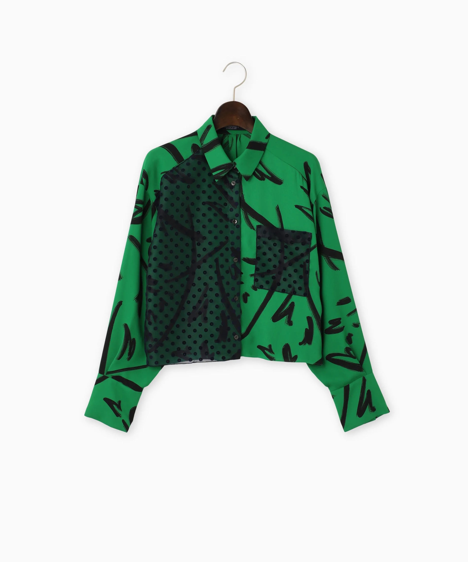 アートプリントブラウス – FACE SANS FARD