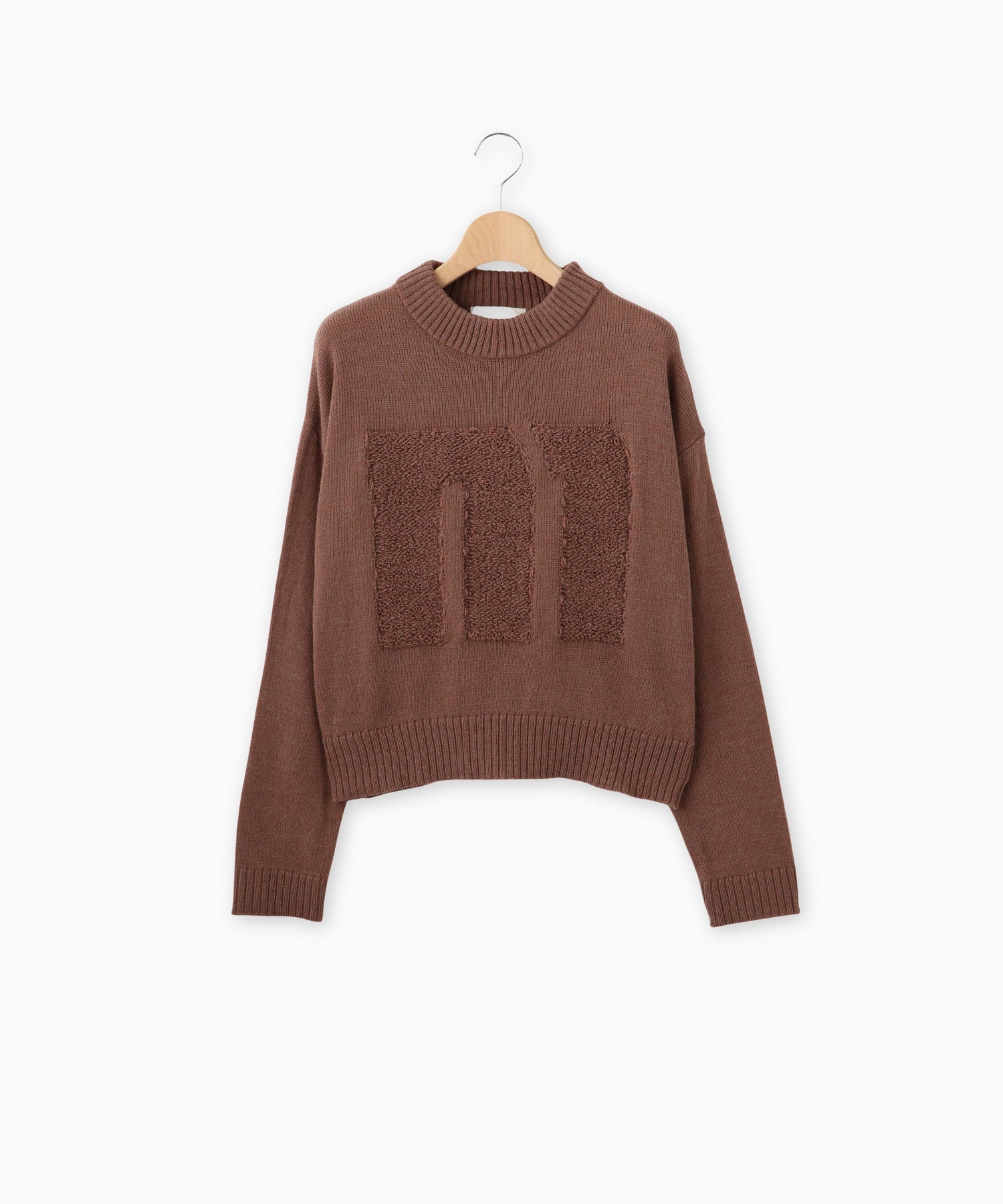 アルパカ混ロゴニット – FACE SANS FARD