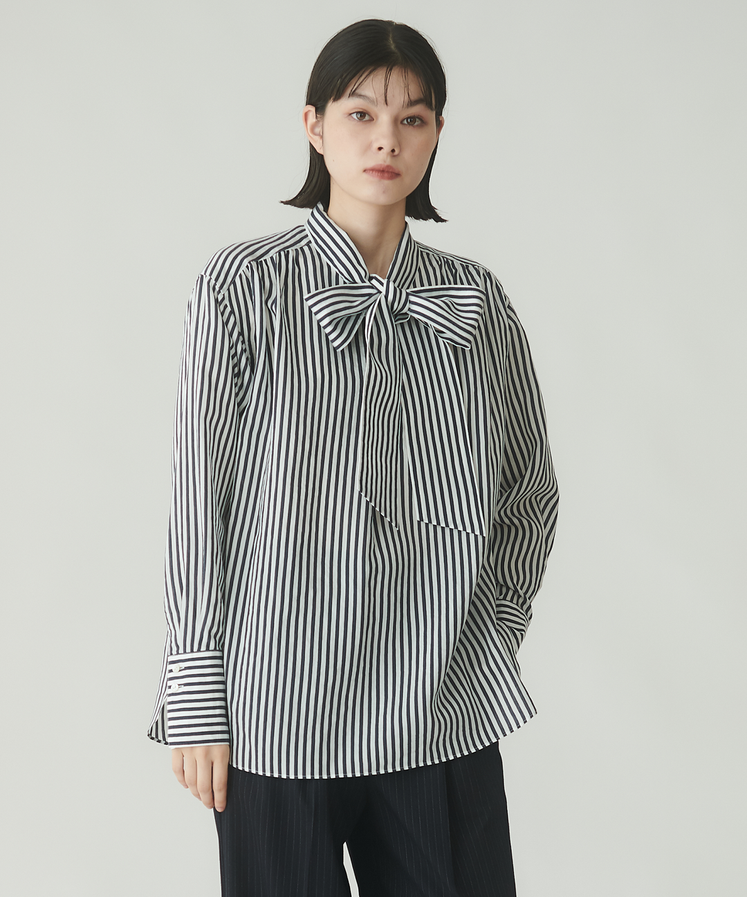 ACARストライプブラウス – FACE SANS FARD