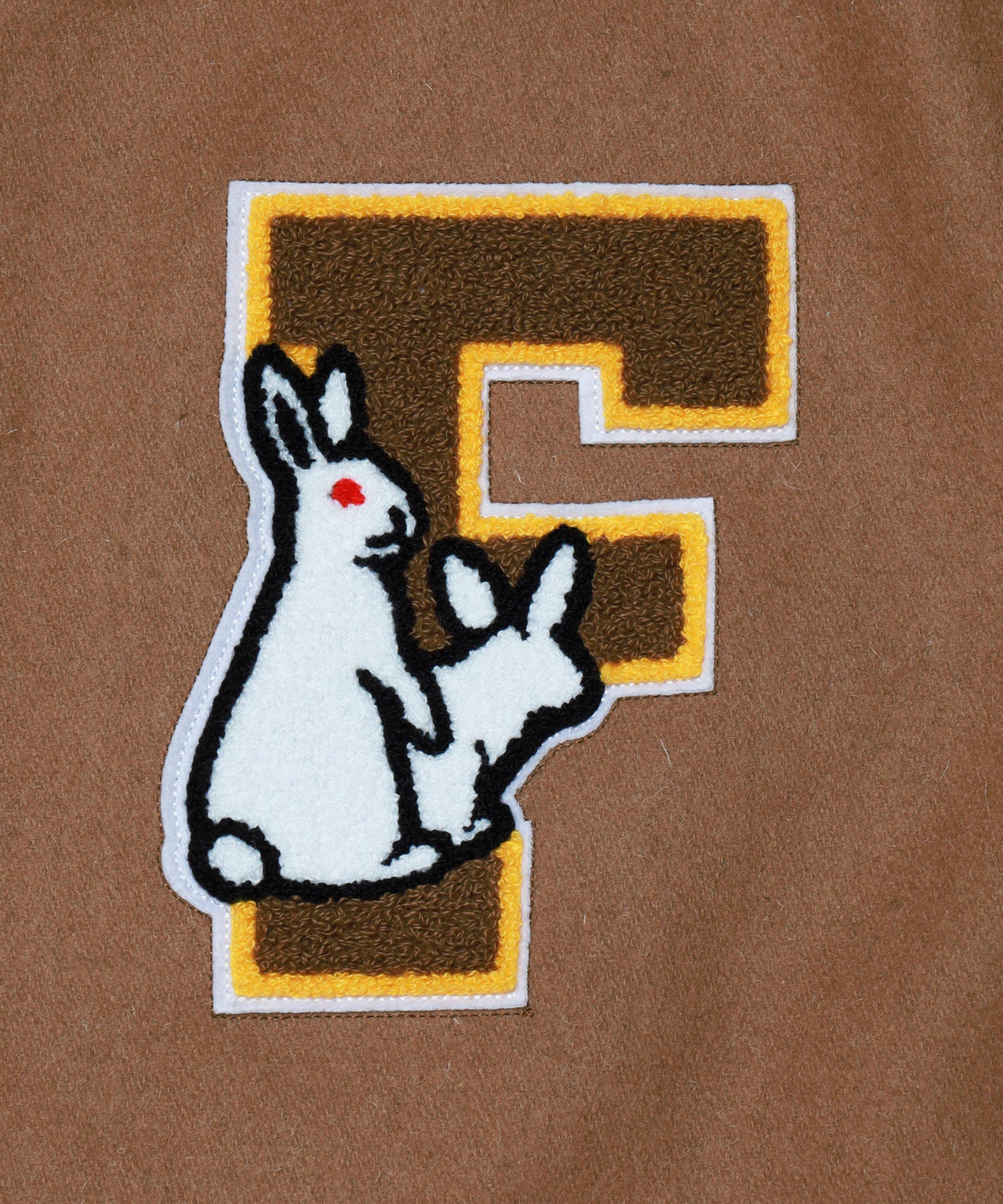 Rabbits Emblem Patch Varsity Jacket – #FR2